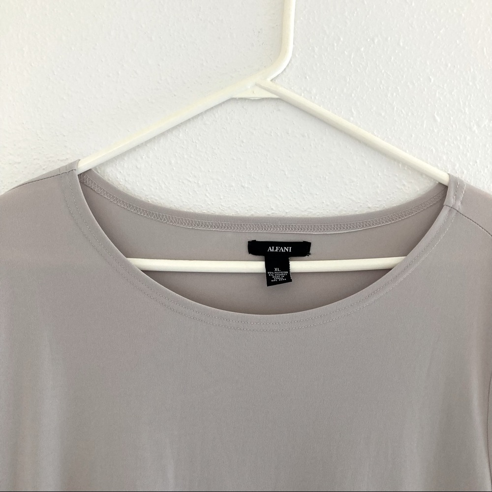Alfani Women’s Sand Colored Blouse Top - Picture 5 of 7